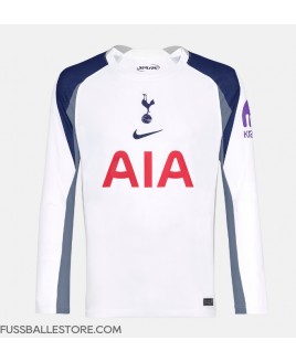 Günstige Tottenham Hotspur Heimtrikot 2025-26 Langarm
